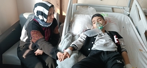 Batman'da 54 gündür öksürük nöbeti yaşayan Muhammed Eyüp, İstanbul'a sevk e...