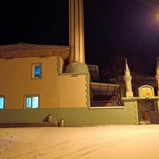 Selendi'ye ilk kar yağdı