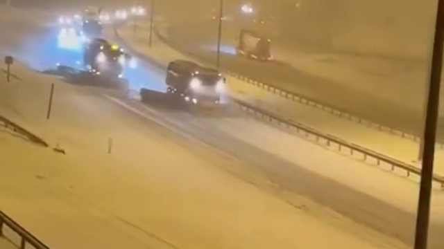 Bolu Dağı geçişinde yoğun kar yağışı (3)