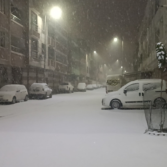 Şanlıurfa'da yoğun kar yağışı
