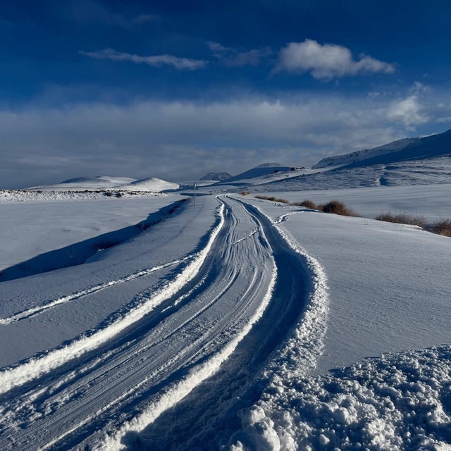 Patnos'ta karla mücadele devam ediyor
