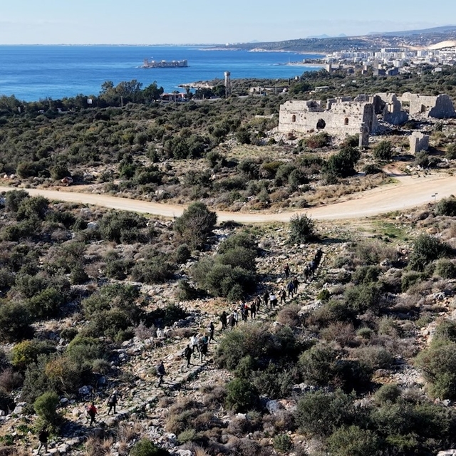 Tarihi Kilikya Yolu yürüyüşü doğa ve tarih tutkunlarını buluşturdu