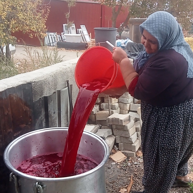 Mersin'de kadınların nar ekşisi mesaisi