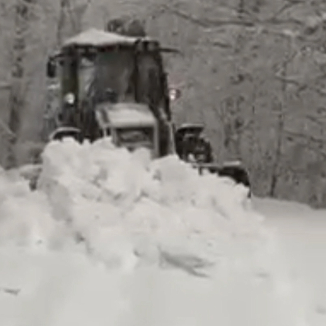 Düzce'de 37 köy yolu, kardan kapandı