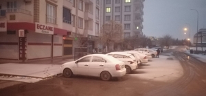 Yavuzeli'nde kar yağışı etkili oldu