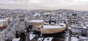 Gaziantep'ten kar manzaraları