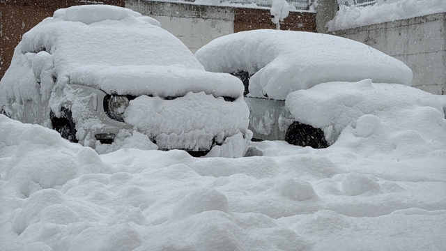 Karabük'te kar kalınlığı 60 santimetreye ulaştı