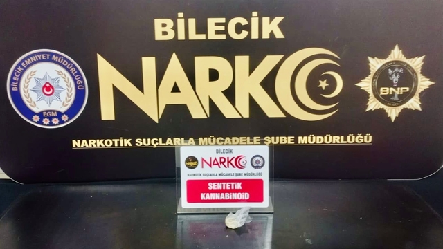 Bilecik'te uyuşturucu operasyonu: 1 gözaltı