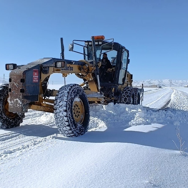 Patnos'ta tüm yollar ulaşıma açıldı