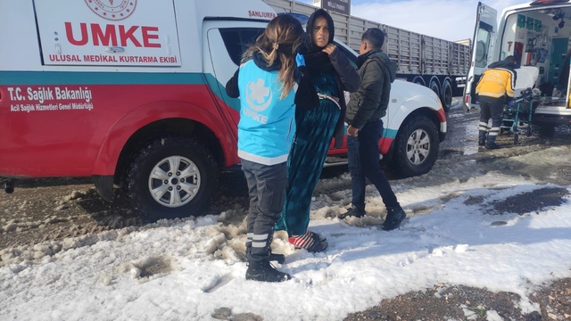 Şanlıurfa'ya mevsimin ilk karı düştü; okullar tatil edildi (2)