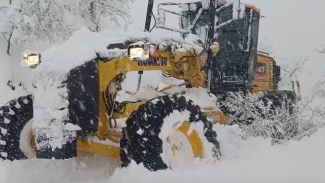 Devrek'te 45 köy yolu kar nedeniyle ulaşıma kapandı