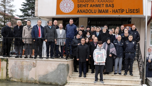 2018 yılında vatan uğruna can veren şehidin ismi okula verildi