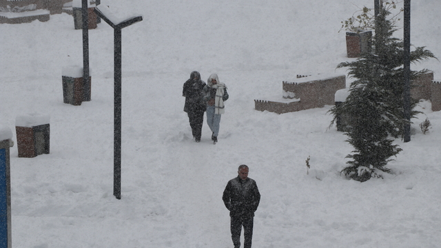 Van'da 341 yerleşim yeri kardan kapalı; okullarda kar tatili (4)