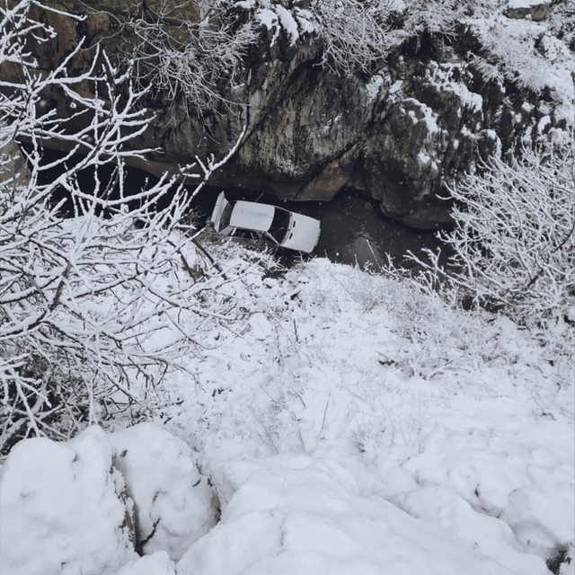 Diyarbakır'da otomobil köprüden çaya düştü: 4 yaralı