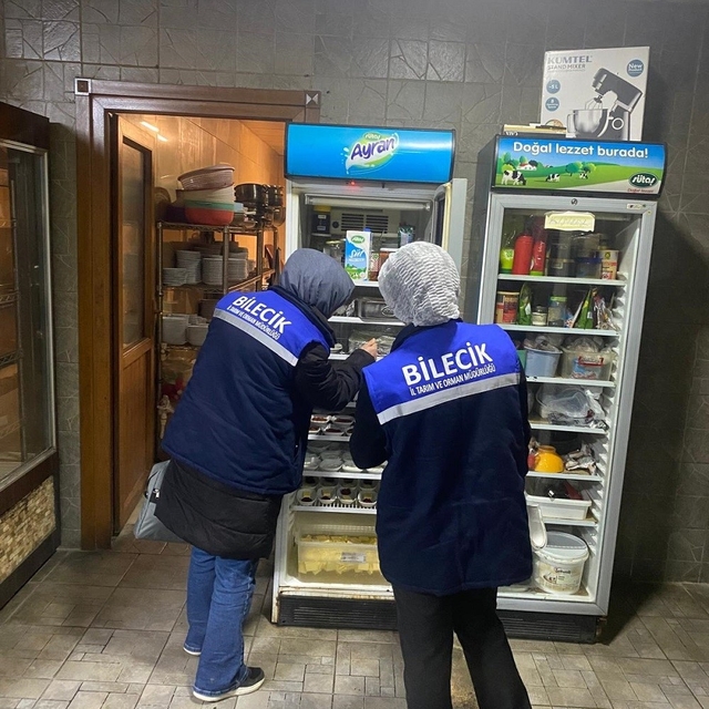 Bilecik'te yılbaşı öncesi gıda ürünlerine sıkı denetim