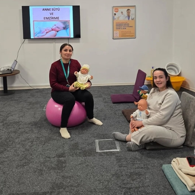 Nazilli'de gebe okulunda eğitimler sürüyor