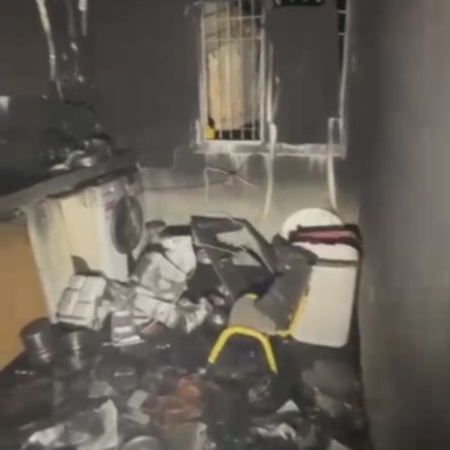 Osmaniye'de müstakil evde çıkan yangın söndürüldü