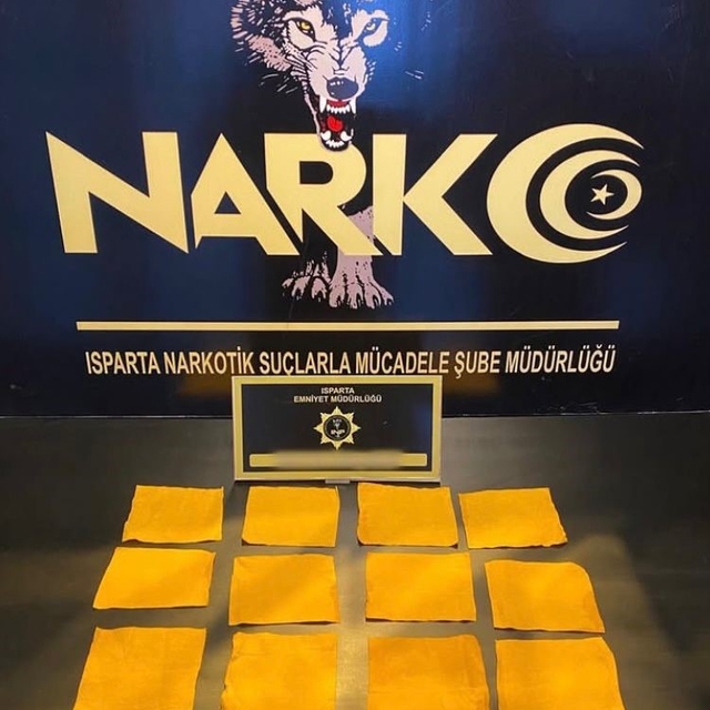 Isparta'da Narkotik operasyonunda 1 kişi tutuklandı