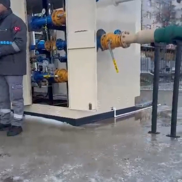 Türkeli'de taşımalı doğalgaz yeniden verilmeye başlandı