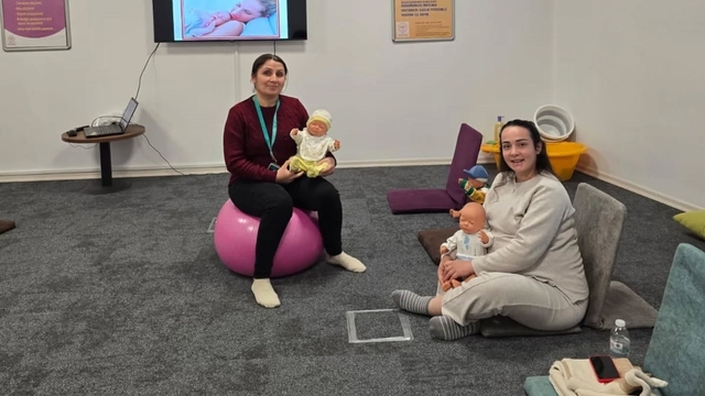 Nazilli'de gebe okulunda eğitimler sürüyor