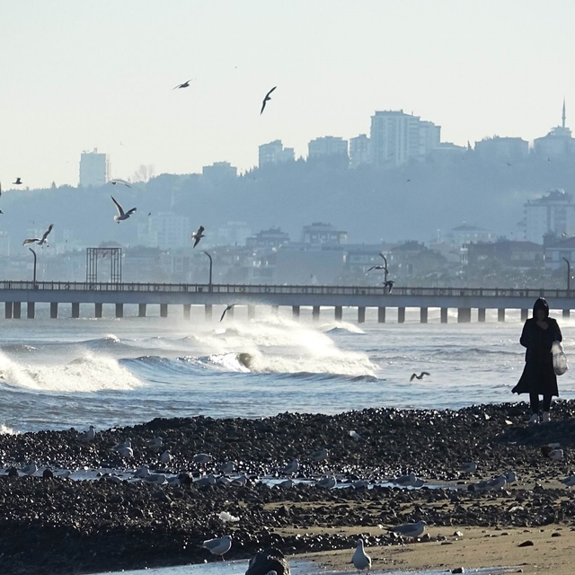 Dev dalgaların ardından Samsun sahilinde taşlı manzara
Dalgalar çekildi, sa...