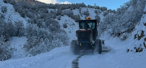 Bingöl'de kardan dolayı kapanan 75 köy yolunda çalışmalar sürüyor
