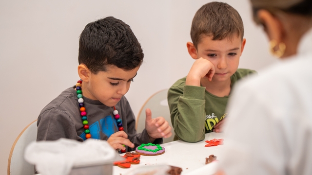 Minik şeflerden 'yılbaşı' kurabiyeleri