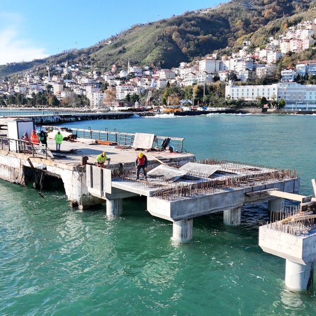 Ordu rıhtımı 410 metreye uzatılıyor: Çalışmaların ardından kruvaziyer gemil...