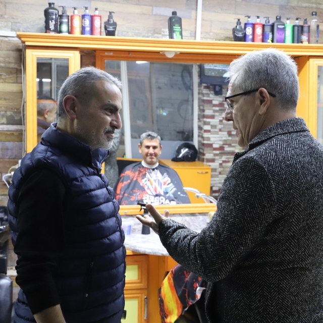 Başkan Tetik'ten Nazilli esnafına yeni yıl kutlaması