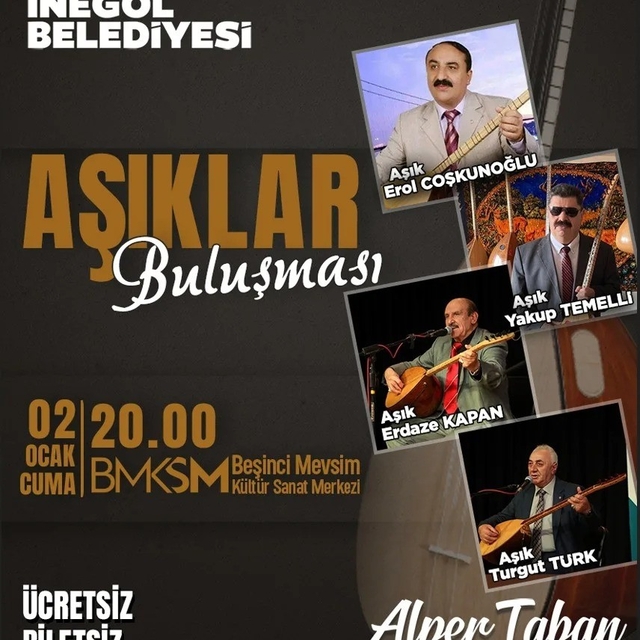 İnegöl'de 'Aşık Buluşması' başlıyor