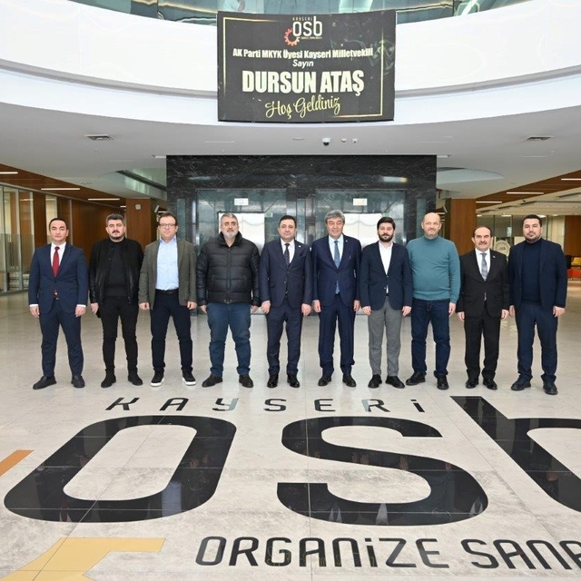 AK Partili Ataş, Kayseri OSB Yönetim Kurulu Toplantısı'na konuk oldu
Başkan...