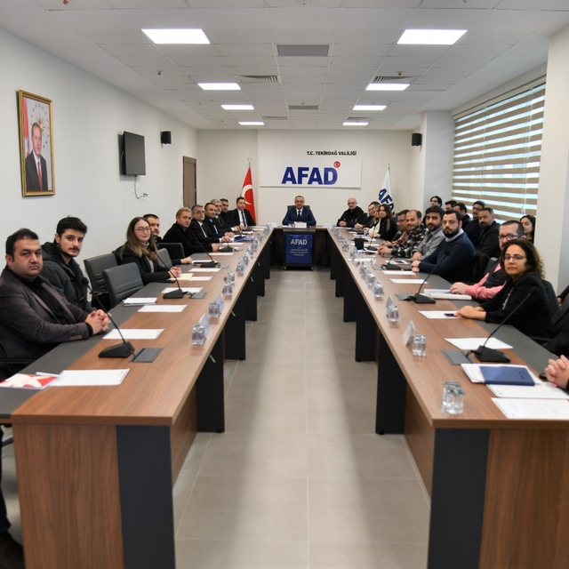 Tekirdağ'da muhtemel afetlere karşı bina riskleri değerlendirildi