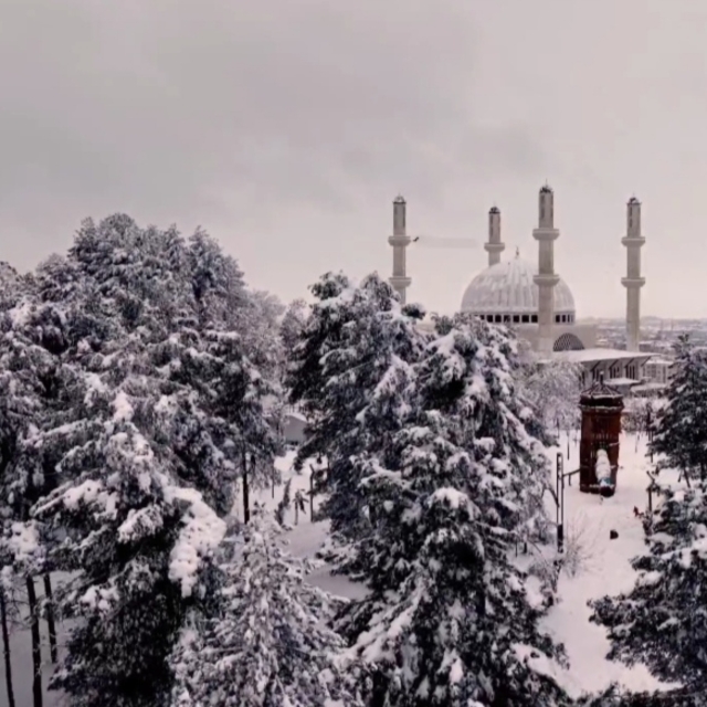 Batman'dan kar manzaraları