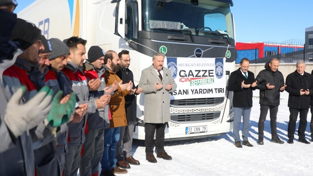 Kayseri'den Gazze'ye yardım tırı gönderildi