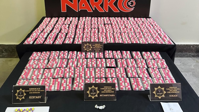 Kırıkkale'de uyuşturucu operasyonunda 4 zanlı tutuklandı