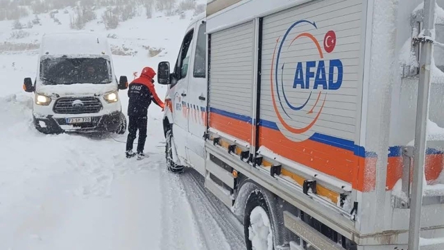 AFAD'dan 27-29 Aralık'ta kar yağışının etkili olduğu bölgelerdeki çalışmalara ilişkin açıklama: