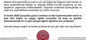 Bingöl'de eğitime 1 gün ara verildi