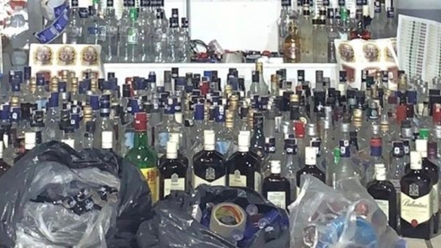 Bursa'da kaçak alkol operasyonu: 1 gözaltı