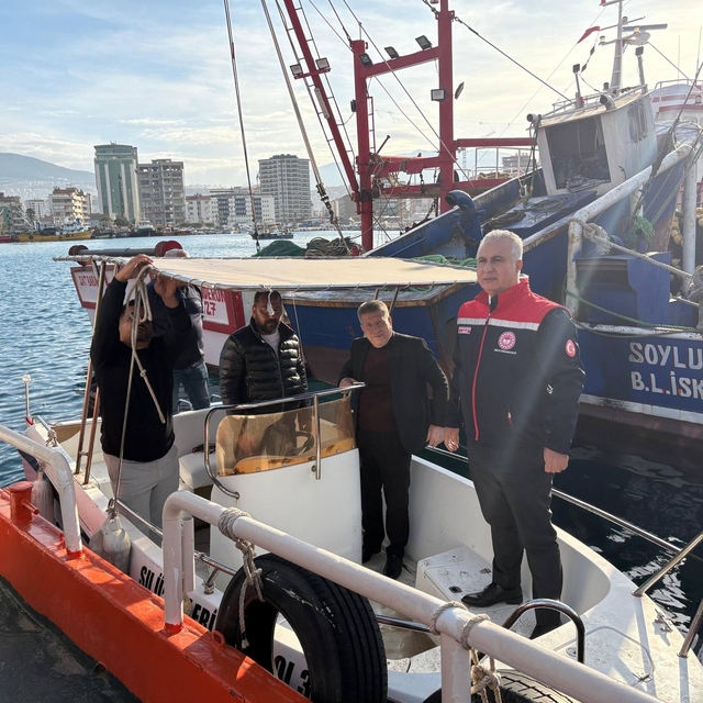 İskenderun balıkçı barınağında denetim gerçekleştirildi