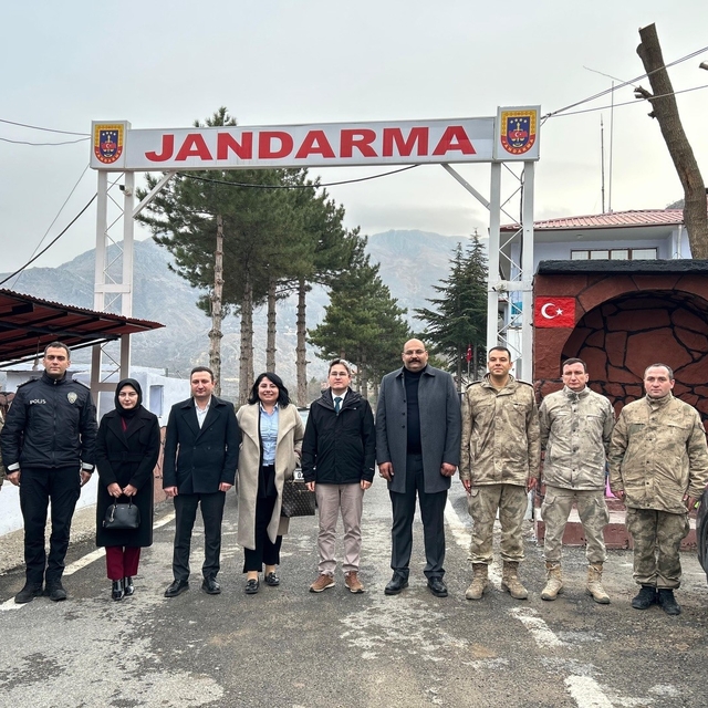 Kaymakam Arıkan jandarma personeliyle bir araya geldi