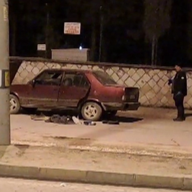 Kahramanmaraş'ta şüpheli araçtan el yapımı patlayıcı çıktı