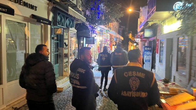 Çeşme'de yılbaşı önlemleri üst seviyeye çıkarıldı