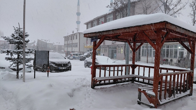 Başçiftlik'te kar yağışı etkili oldu