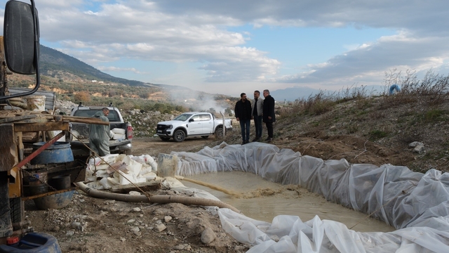Başkan Erol, sondaj çalışmalarını inceledi