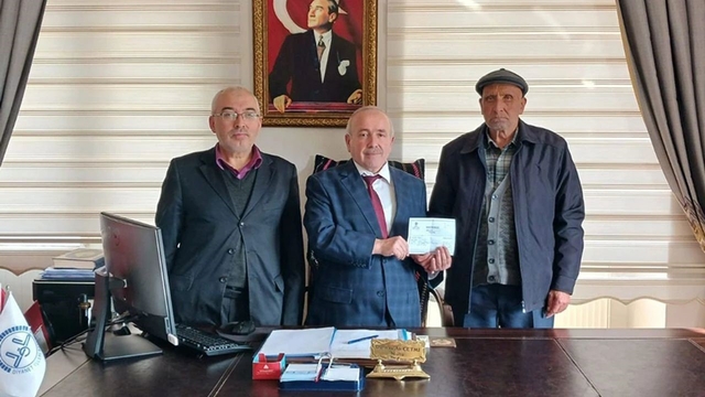 Yatağanlı hayırseverden Filistin'e bağış