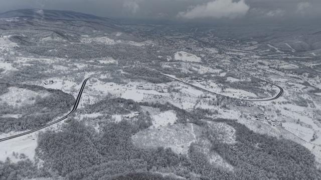 Bolu Dağı'nda ulaşım açık, manzara kartpostallık
