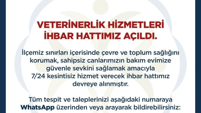 Germencik'te Veterinerlik Hizmetleri İhbar Hattı hizmete açıldı