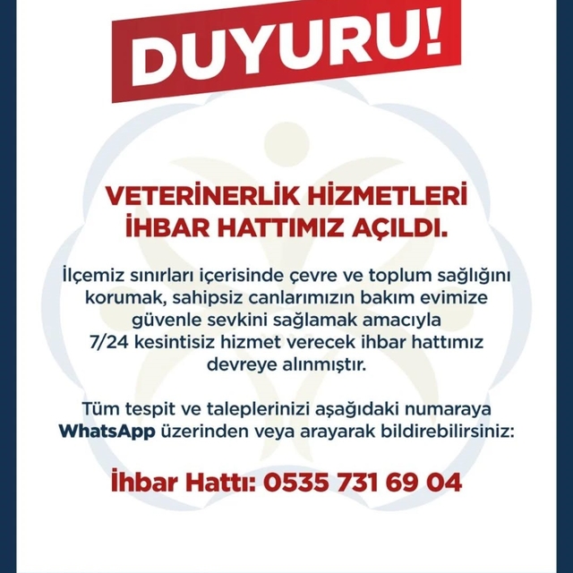 Germencik'te Veterinerlik Hizmetleri İhbar Hattı hizmete açıldı