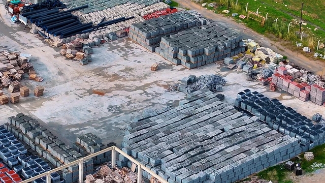 Didim Belediyesi, parke taşlarını kendisi üretiyor