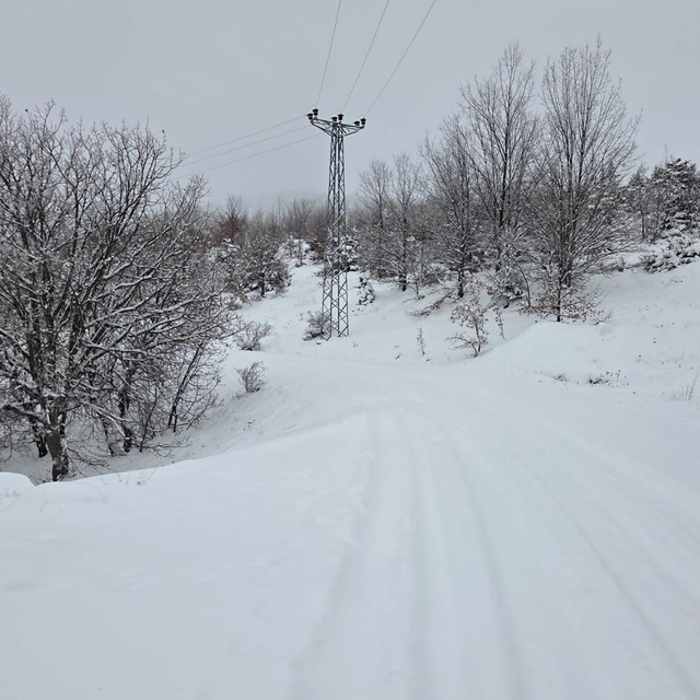 Elazığ kar başladı, 311  köy yolu ulaşıma kapandı